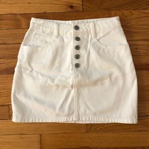 Brandy Melville White Skirt